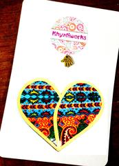 The Ethereal Heart Wooden Magnet Khyatiworks