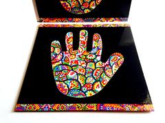 Haath-ee Black Square Mats