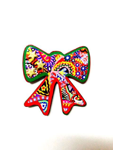 XMas Special Fancy Bow Fridge Magnet Khyatiworks