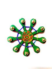 XMas Special Green Ferris Wheel Fridge Magnet Khyatiworks