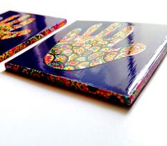 Haath-ee - Set of 2 Ceramic Coasters