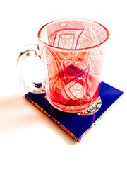 Haath-ee - Set of 2 Ceramic Coasters