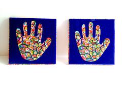 Haath-ee - Set of 2 Ceramic Coasters