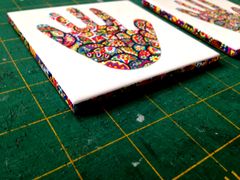 Haath-ee - Set of 2 Ceramic Coasters