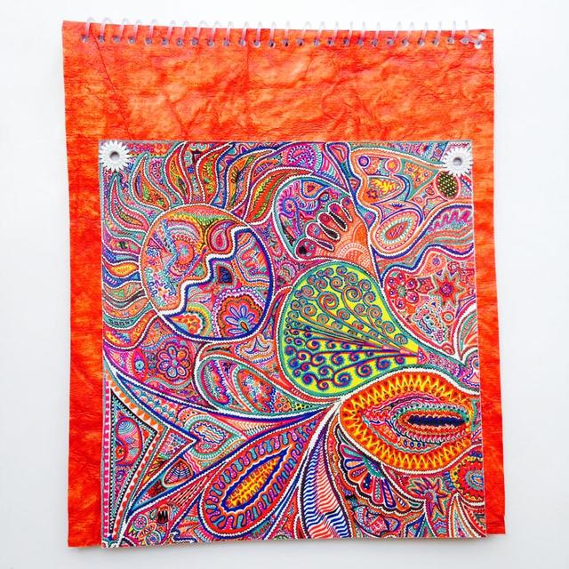[SOLD] Spiral Notebook - Of What We Are with Daisy Eyelets