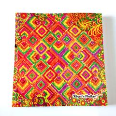 Khyati's Phulkari Artwork Notebook