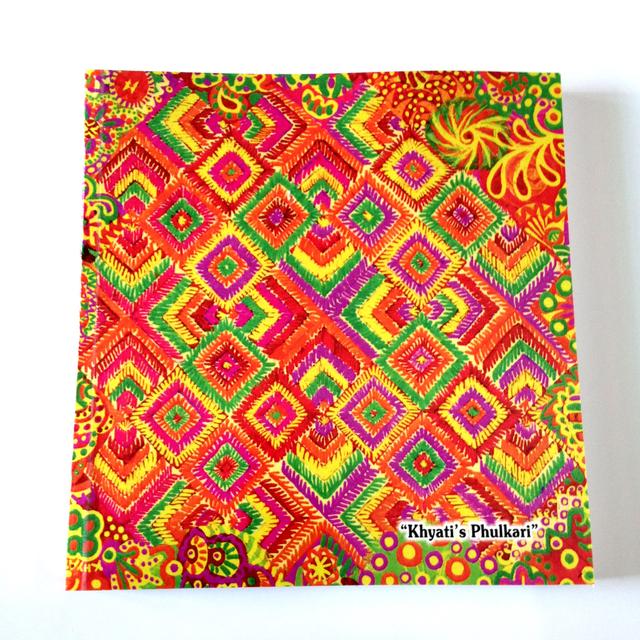 Khyati's Phulkari Artwork Notebook