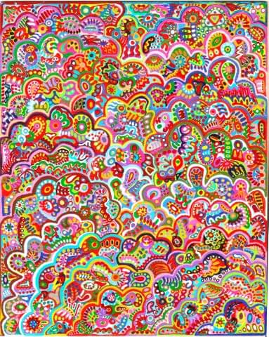 Prisma Clouds Canvas Print