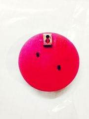 Key Holders - Circle Wooden Base With Khyati's Phulkari Artwork Frame