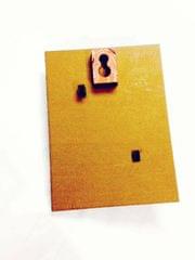 Key Holders - Rectangle Wooden Base With Summer trail Artwork Frame