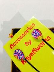 its abstract drops hair pin