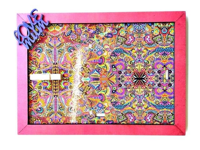 When Colors Speak Photo Frame with Magenta Borders - Mom's Special