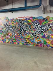 "A FLIGHT OF BIRDS" MURAL AT DLF MALL OF INDIA, EAST END
