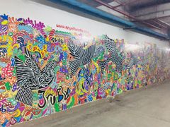 "A FLIGHT OF BIRDS" MURAL AT DLF MALL OF INDIA, EAST END