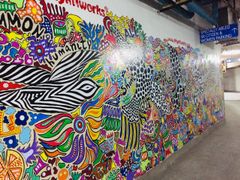 "A FLIGHT OF BIRDS" MURAL AT DLF MALL OF INDIA, EAST END