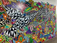 "A FLIGHT OF BIRDS" MURAL AT DLF MALL OF INDIA, EAST END