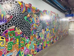 "A FLIGHT OF BIRDS" MURAL AT DLF MALL OF INDIA, EAST END