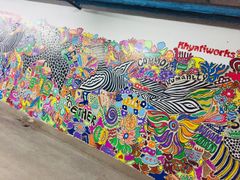 "A FLIGHT OF BIRDS" MURAL AT DLF MALL OF INDIA, EAST END