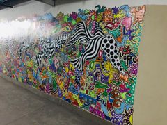 "A FLIGHT OF BIRDS" MURAL AT DLF MALL OF INDIA, EAST END