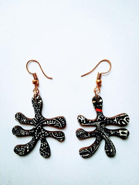 ILLU-GINATION ARTWORK AMOEBA EARRINGS