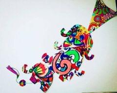 COLORFUL ELEPHANT SHAPED BUNTING