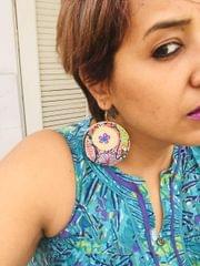 FloraAnthem Round Earrings