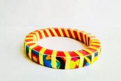 Summer Cooler - Cheery Yellow and Red Bangle