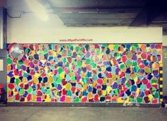 ' Celebrating Diversity ' Mural at DLF Mall Of India, Noida