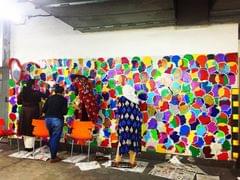 ' Celebrating Diversity ' Mural at DLF Mall Of India, Noida