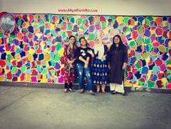 ' Celebrating Diversity ' Mural at DLF Mall Of India, Noida