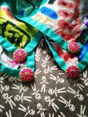 ' The Story of Waves ' Tabby Silk Stole