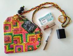' Diamond Phulkari ' Sling Bag