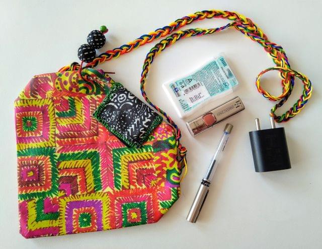 ' Diamond Phulkari ' Sling Bag