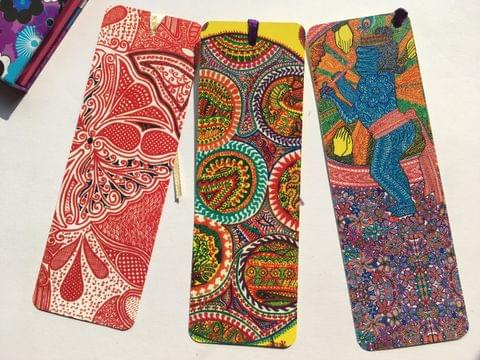 Bohemian art Set of 3 Bookmarks