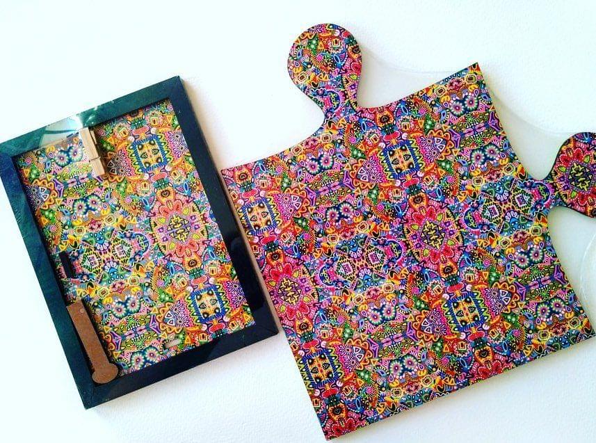 Colorisma ' Puzzle Placemat & Photo Frame