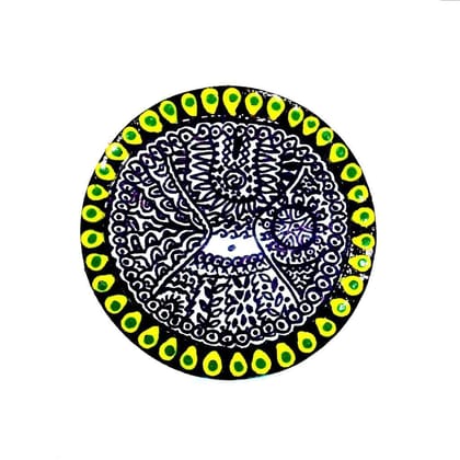 Banjara Girl Wooden Magnet