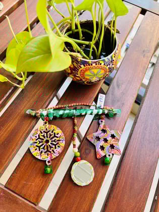 XMas special hangings - Ornament and star - for door or wall