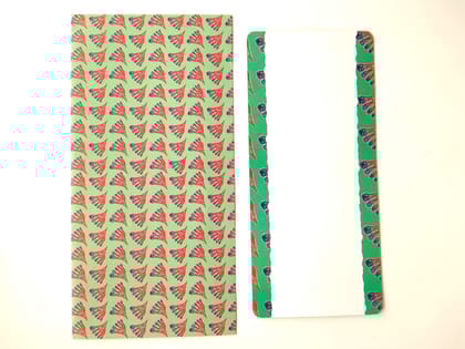 Lakshmi Padam Gift Envelopes and Card - light green