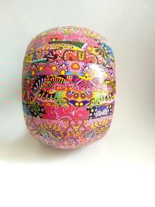 Rosalyn - Pink Wooden Bangle