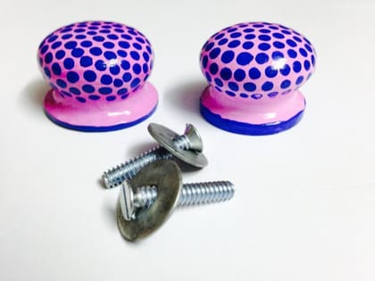 Polka Knobs - Set of 2 Polka Knobs - Set of 2