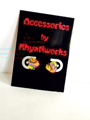 The Phulkari Series - Heart Studs