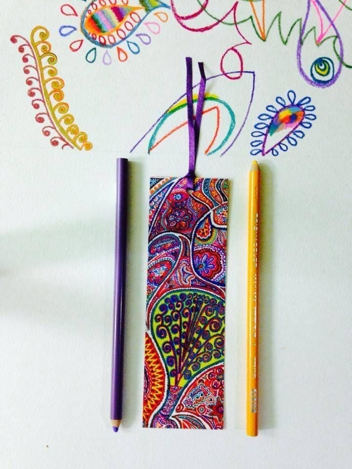 Of What We Are Bookmarks - 'Peacock Plumes'