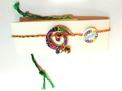 Om- Handmade Rakhi