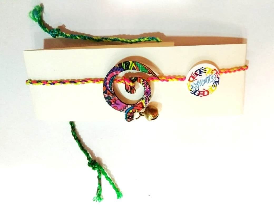 Om- Handmade Rakhi