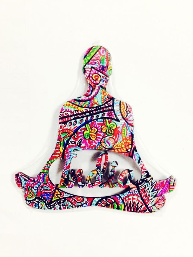 It's all connected Meditation Fridge Magnet