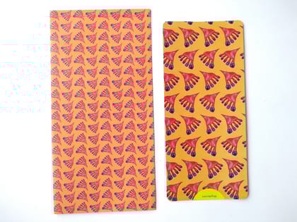 Lakshmi Padam Gift Envelopes and Card - orange 2