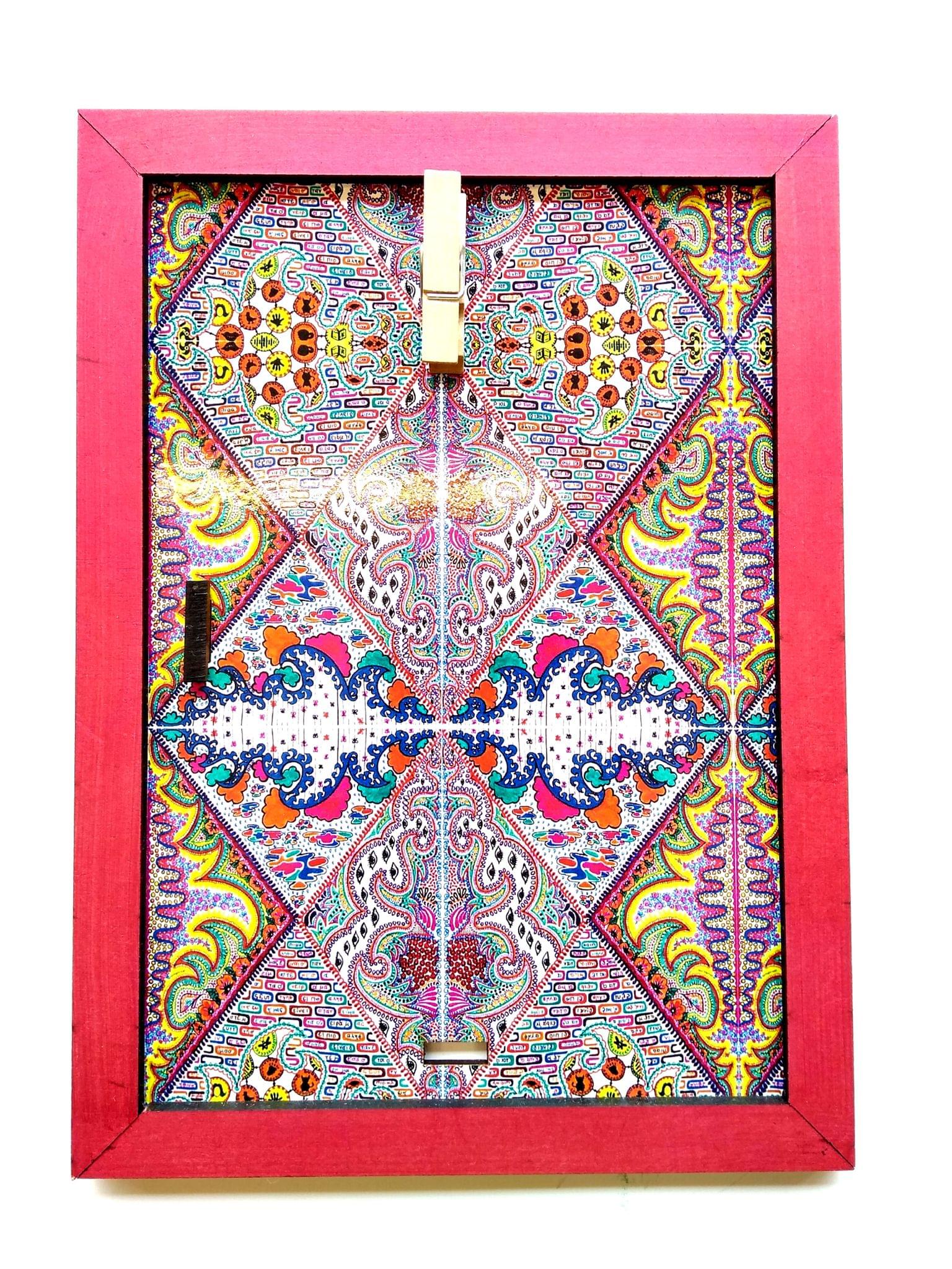 The Story of Waves Photo Frame with Magenta Borders 2