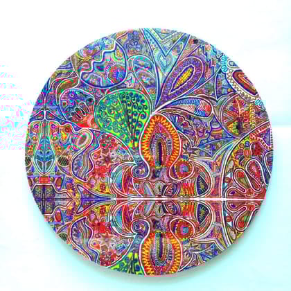 Of What We Are Round Placemat