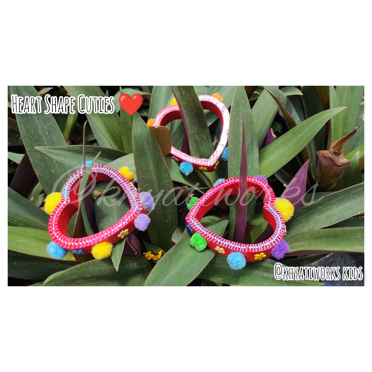 Heart Shapes Cuties - Red