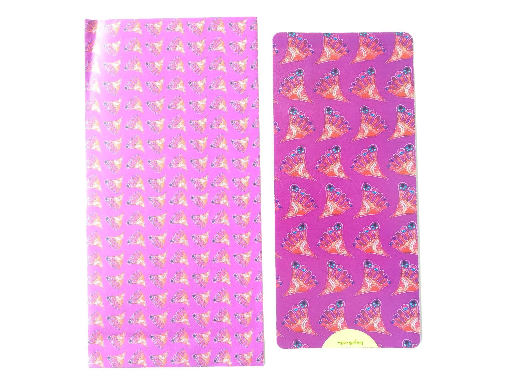 Lakshmi Padam Gift Envelopes and Card - purple 2